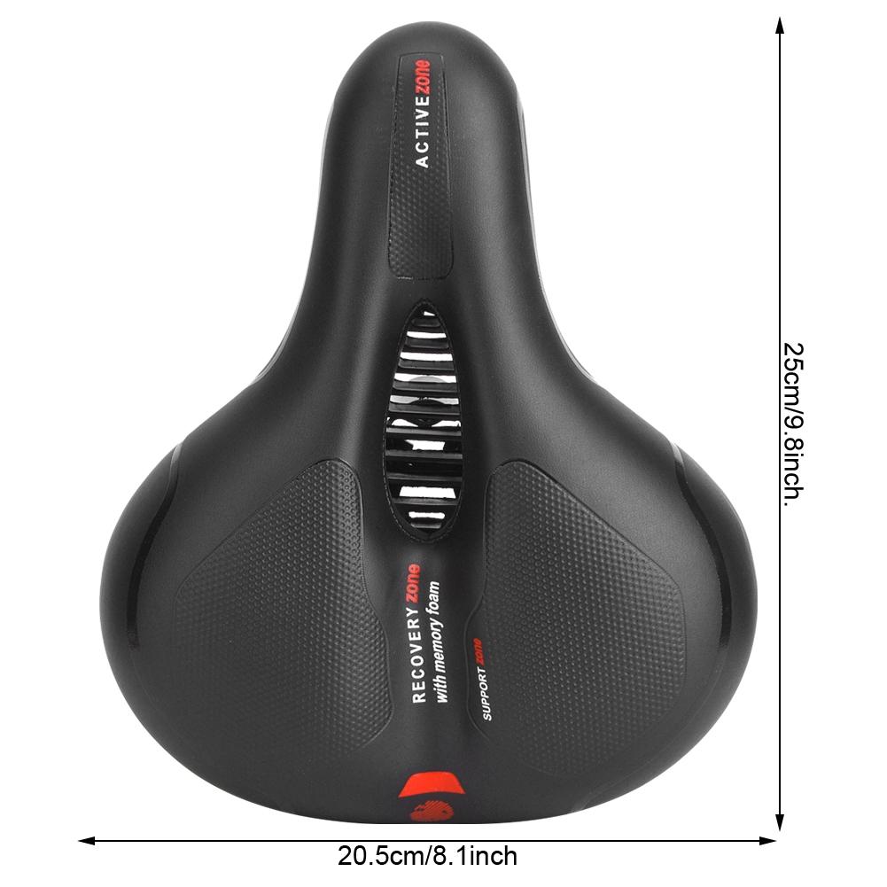 Outdoor Road Mountain Bike Bicycle Soft Thicken Hollow Cycling Saddle Shock Reduction Cushion Pad
