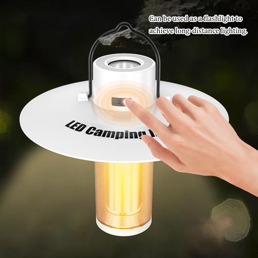 Camping Light Type-C Lantern Outdoor Lamp LED Removable Cover Tent Supplies Waterproof Floodlight Hanging Pendent