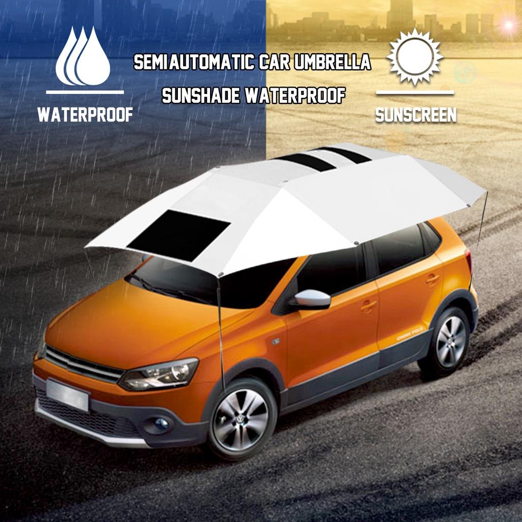 

Автомобильная палатка-зонт, крыша, солнцезащитный чехол, комплект защиты от УФ-лучей, серебристый, 320см*220см