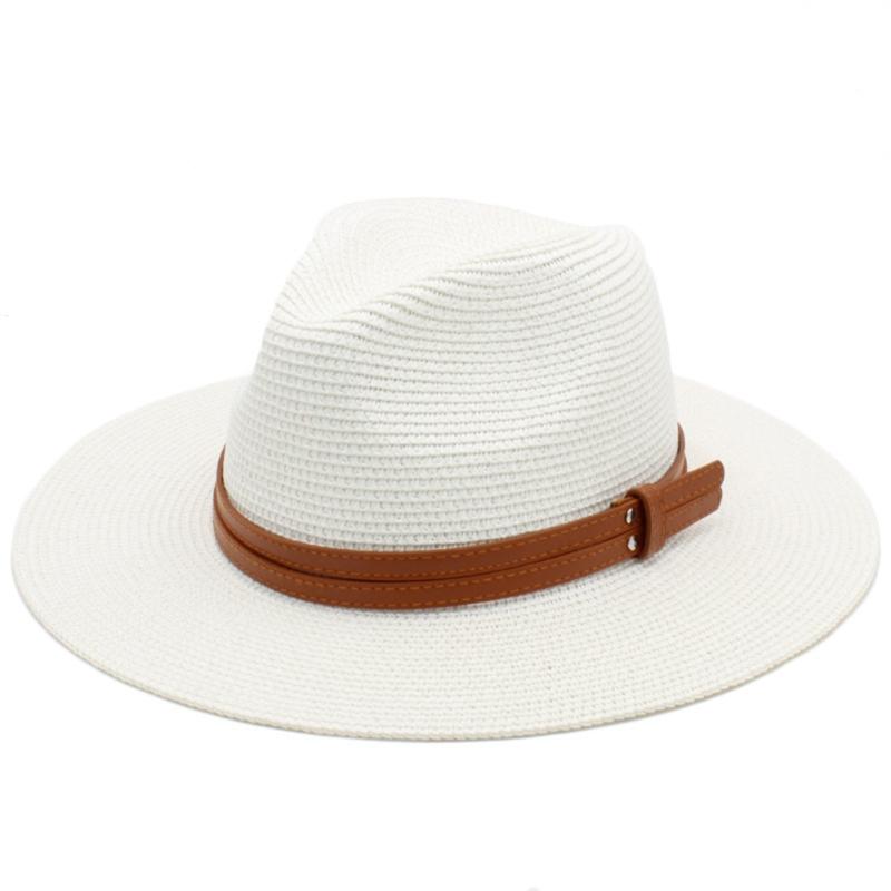 Beach Panama Hat Handmade Oversized Straw Hat Elegant Sun Hat Surprise Gift for Girlfriend for Vacations French Style