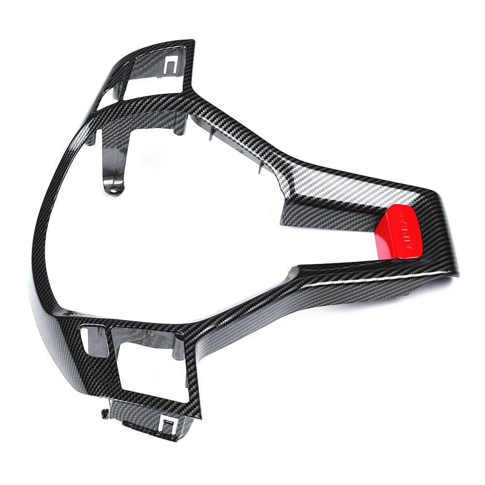 AMG Carbon Fiber Steering Wheel Trim For Mercedes W204 C-Class