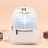 Women's Color Contrast Backpack Large Capacity Student Schoolbag Outdoor Backpack