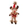 Cute Christmas Doll Figurine, Creative Holiday Ornament for Window Display and Festive Decor