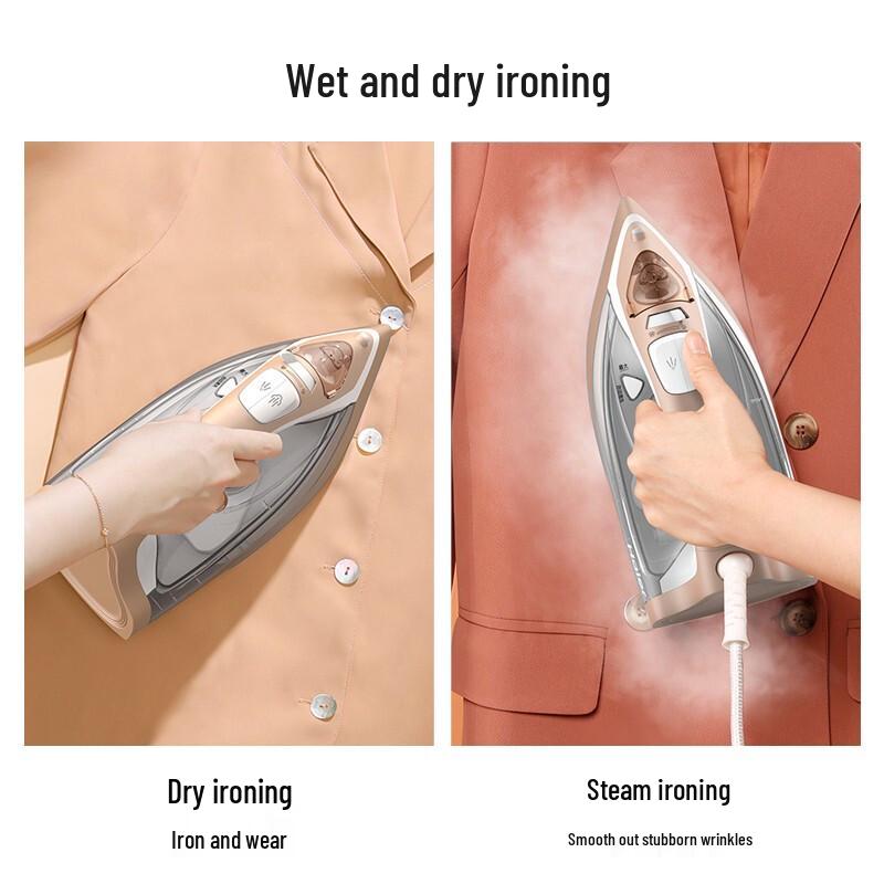 Haier 2000W Portable Ceramic Steam Iron CN plug (adapter included)