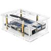 High Transparent Acrylic Enclosure for 4 Professional Development Board Industrial Protective Box Cooling Fan Easy Assembly