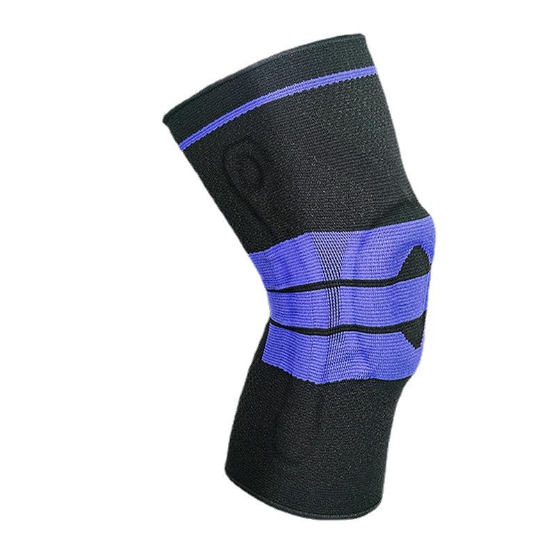 Sports Knee Pads Silicone Spring Fixed Knitted Knee Pads Running Fitness Basketball Mountaineering Sports Protective Gear