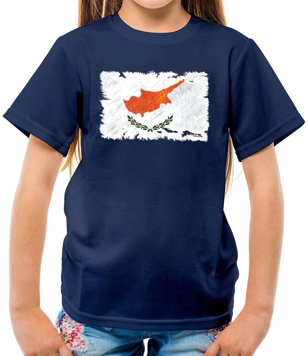 Cyprus Grunge Style Flag - Kids T-Shirt - Cypriot Country Travel Flags 160