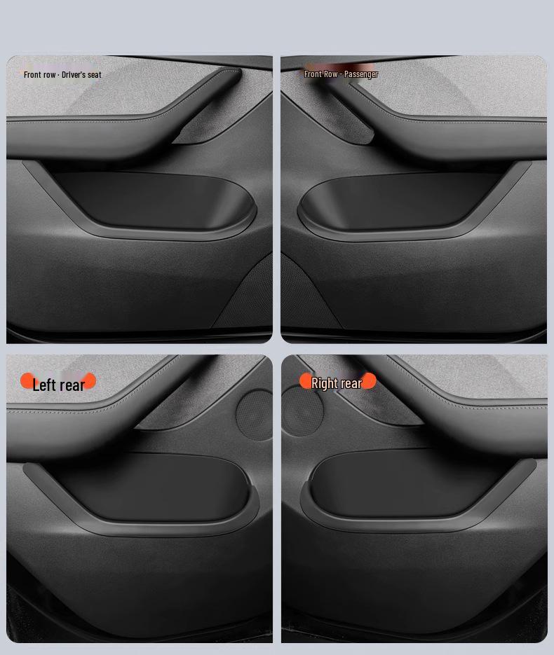 Tesla Model Y Facelift NAPA Auto-Türschlitz-Aufbewahrungsmatte - Dekoratives Zubehör