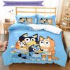 3pcs B-Blucy6 Design Cover Set - HD Printed Bedding with 1 Cover and 2 Pillowcases - Perfect for Home and Dorm Decor