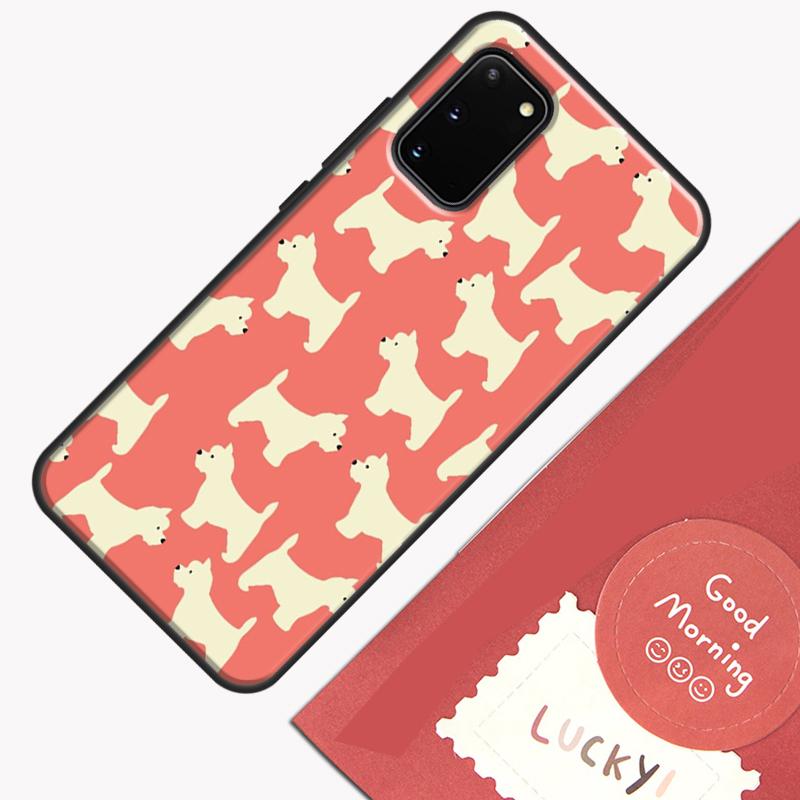 West Highland Terrier Westie Phone Case For Samsung Galaxy S26 S25 S24 S20 S21 S22 S23 Ultra S10 Plus S25 FE Cover Shell