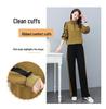 2024 Women's Early Autumn Casual Sportswear Set: Fashionable Age-Reducing Two-Piece for a Slightly Plump Silhouette