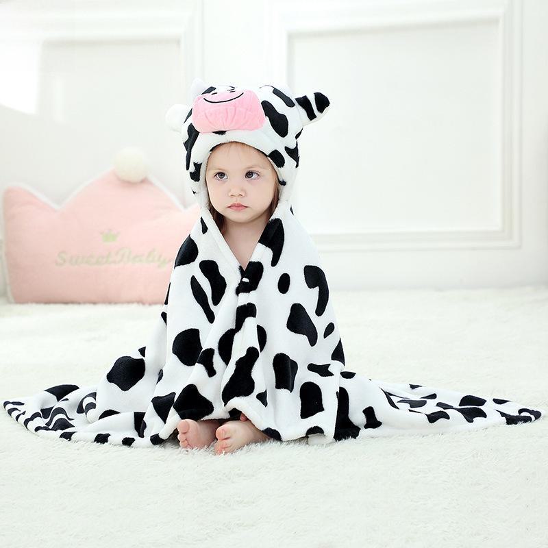 MICHLEY Neugeborenen-Flanell-Nickerchendecke für Kinder