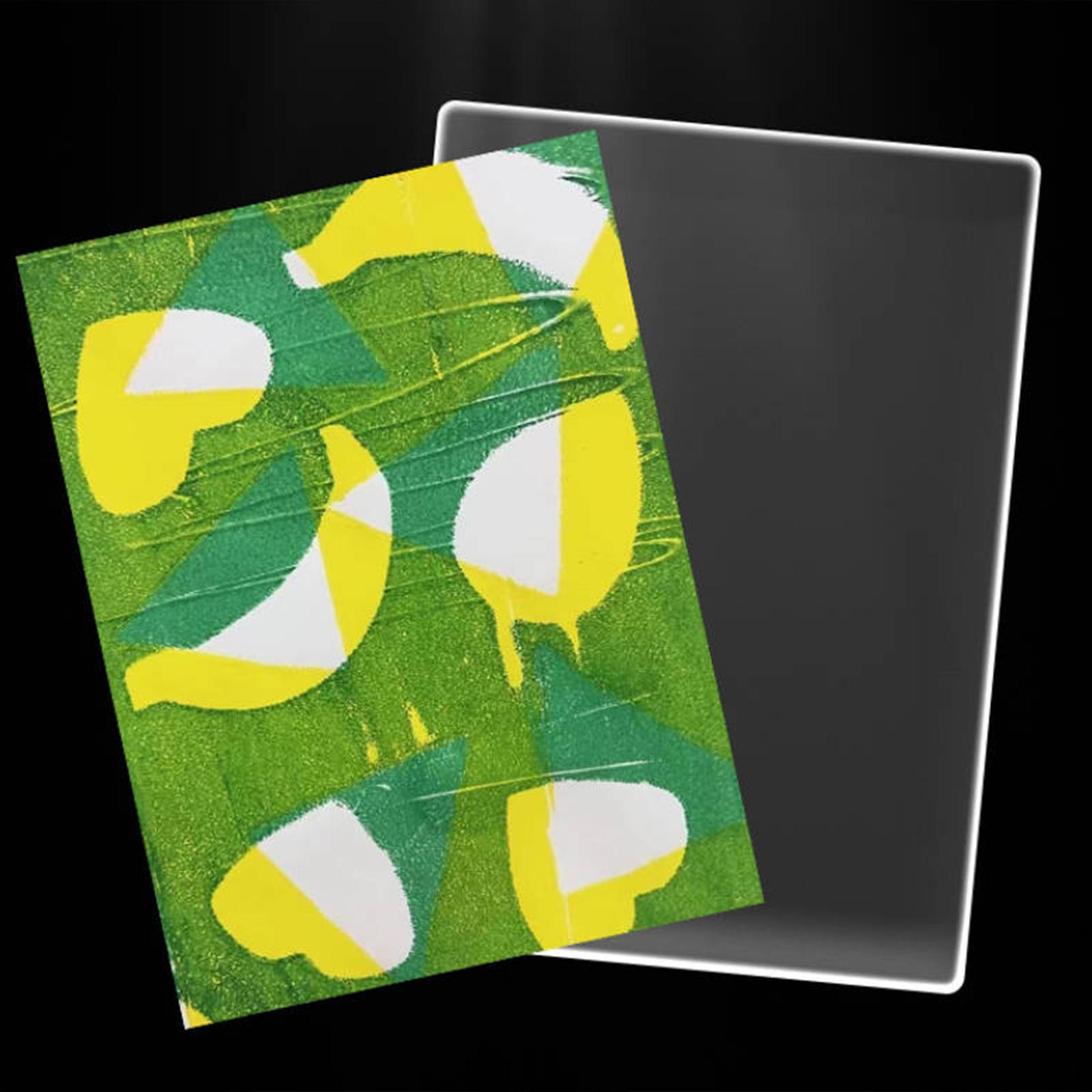 

Гелевая печатная пластина Многоразовая Портативная Долговечность, Прочная, Профессиональный Практичный Художественный Инструмент Принадлежности