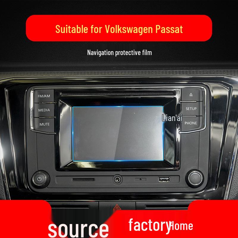 Tempered Navigation and Instrument Screen Protector for 25 Volkswagen Passat Pro Models