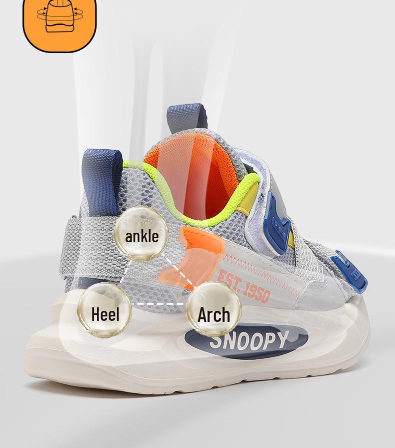 Toddler Autumn 2025 All-Lace Thick-Soled Breathable Sports Shoes for Boys and Girls