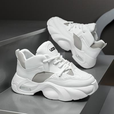 2025Neue Herren-Sneaker Mode Outdoor-Freizeitschuhe Dicke Sohle Höhenerhöhende Sportschuhe für Herren Schnürschuhe Plateauschuhe Tenis