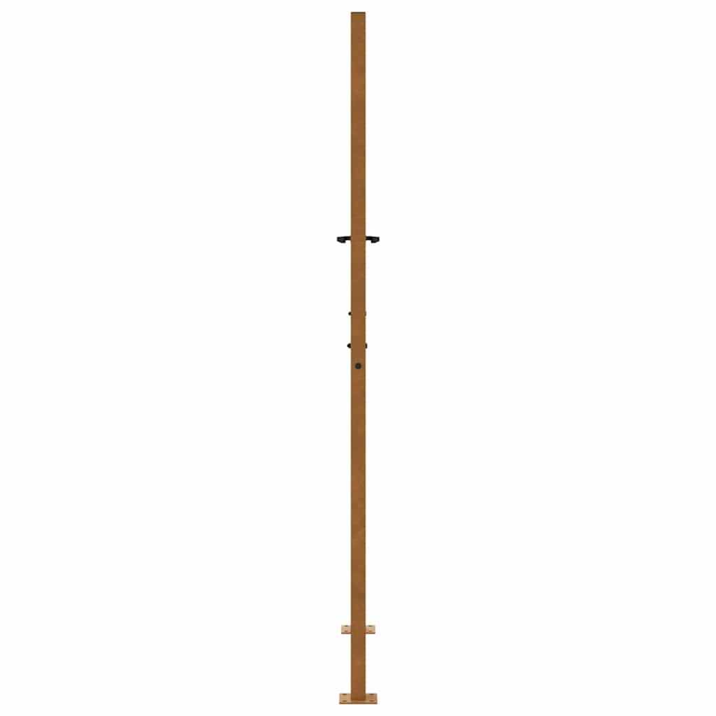 Garden Gate 100 x 175 cm Weathering Steel Flame Design