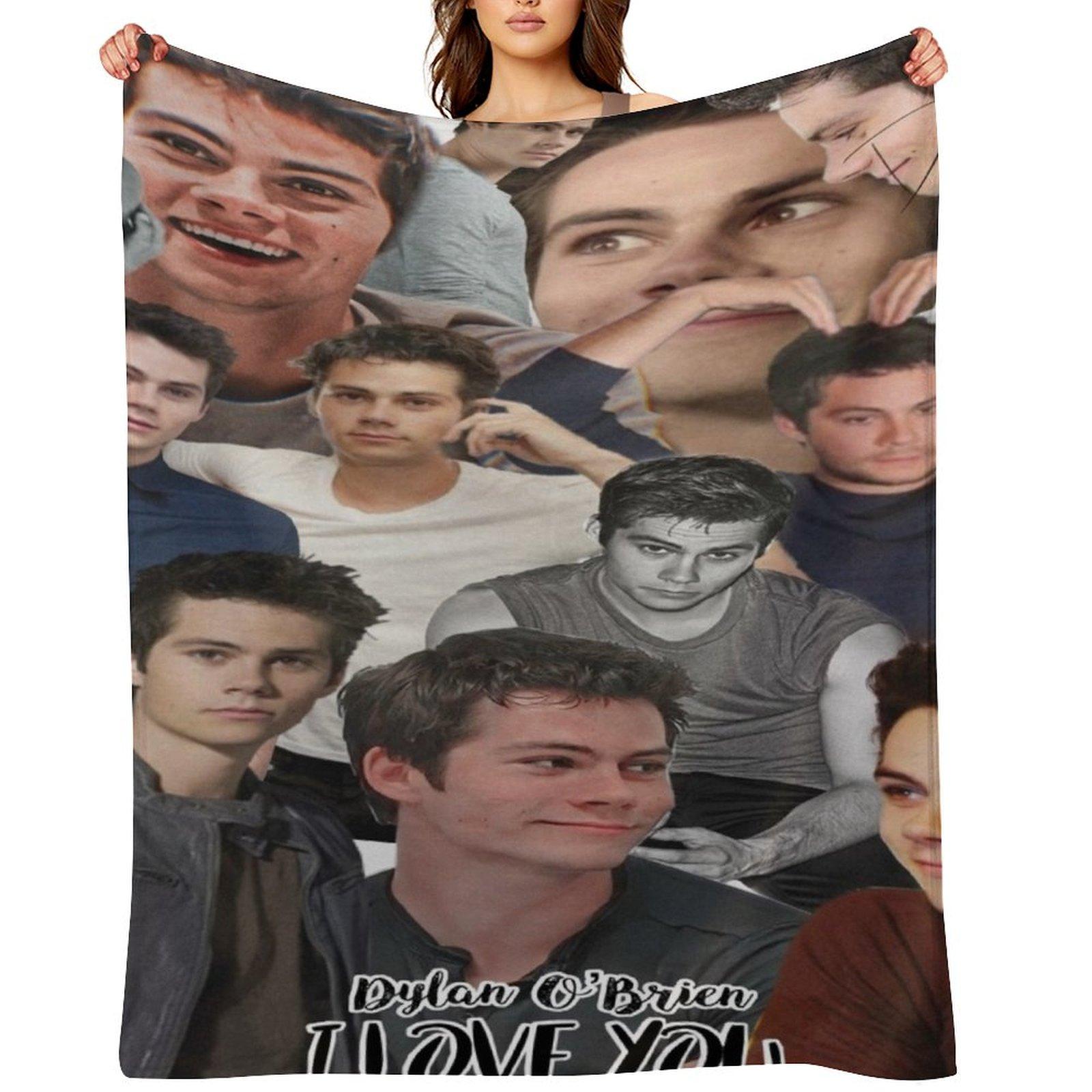 Dylan Oa??Brien I love you (signature) Throw Blanket Polar Multi-Purpose Warm Moving Blankets 30x40in