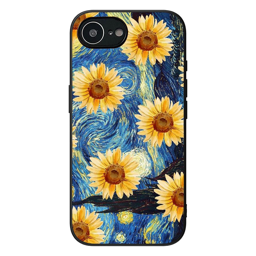 Van Sunflower Gogh Starry Night Painting Phone Case for Xiaomi Redmi Note 13 14 ProPlus Pro Plus 14C A4 13C Pro+ Note14 Cover