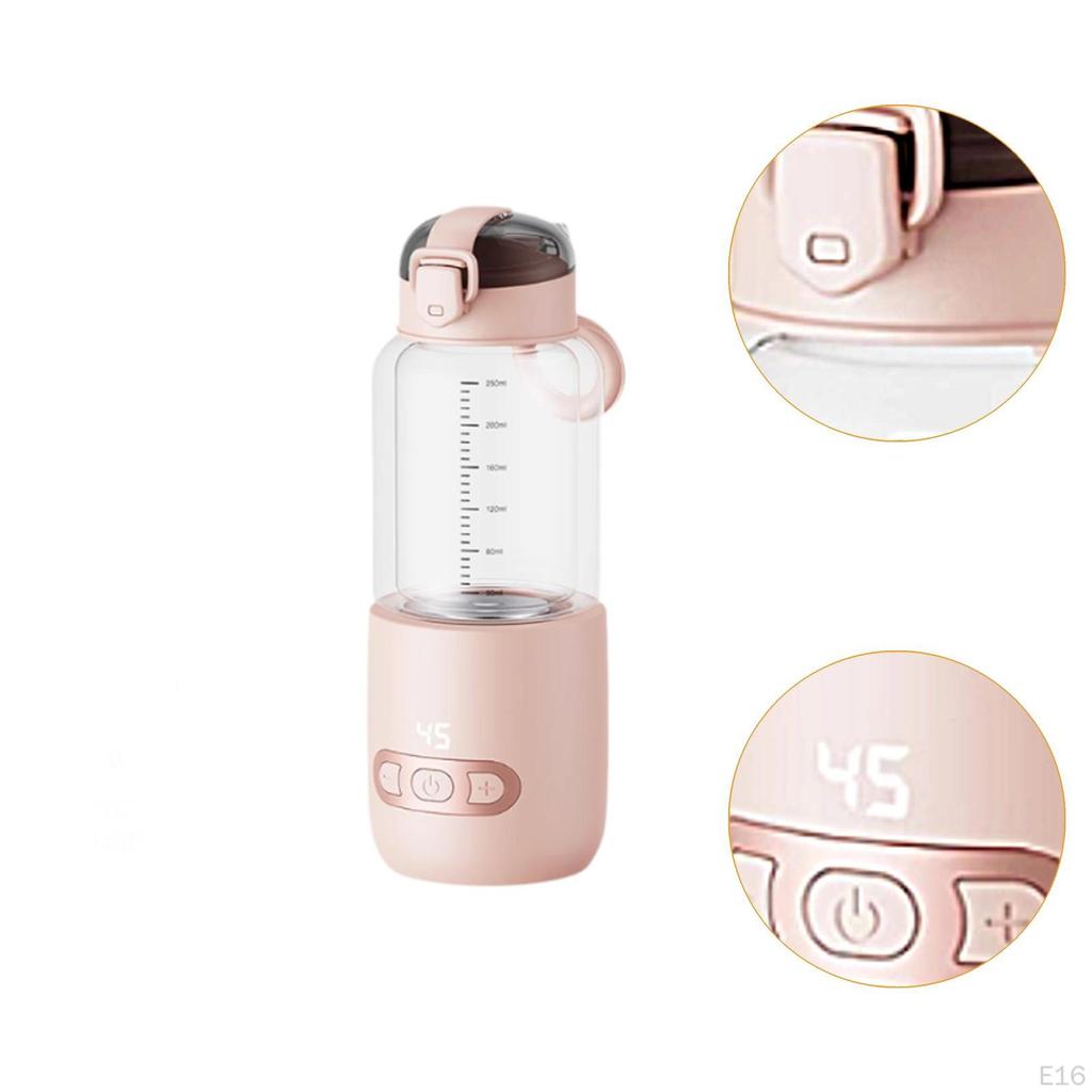 Portable Bottle Warmer Baby Electric Kettle Milk USB Rechargeable Shopping Outdoors