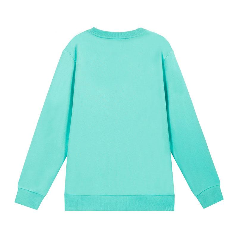 Skechers Autumn Sports Long Sleeve T-Shirt Loose Solid Color Round Neck Sweatshirt Men tops Pink Green L324M156-000U