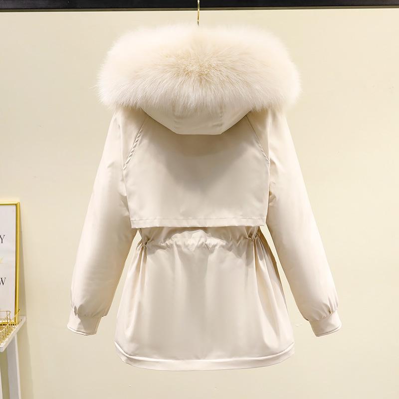 Parka Scurtă de Iarnă pentru Femei 2025 - Jachetă de Bumbac cu Talie Mărime Mare