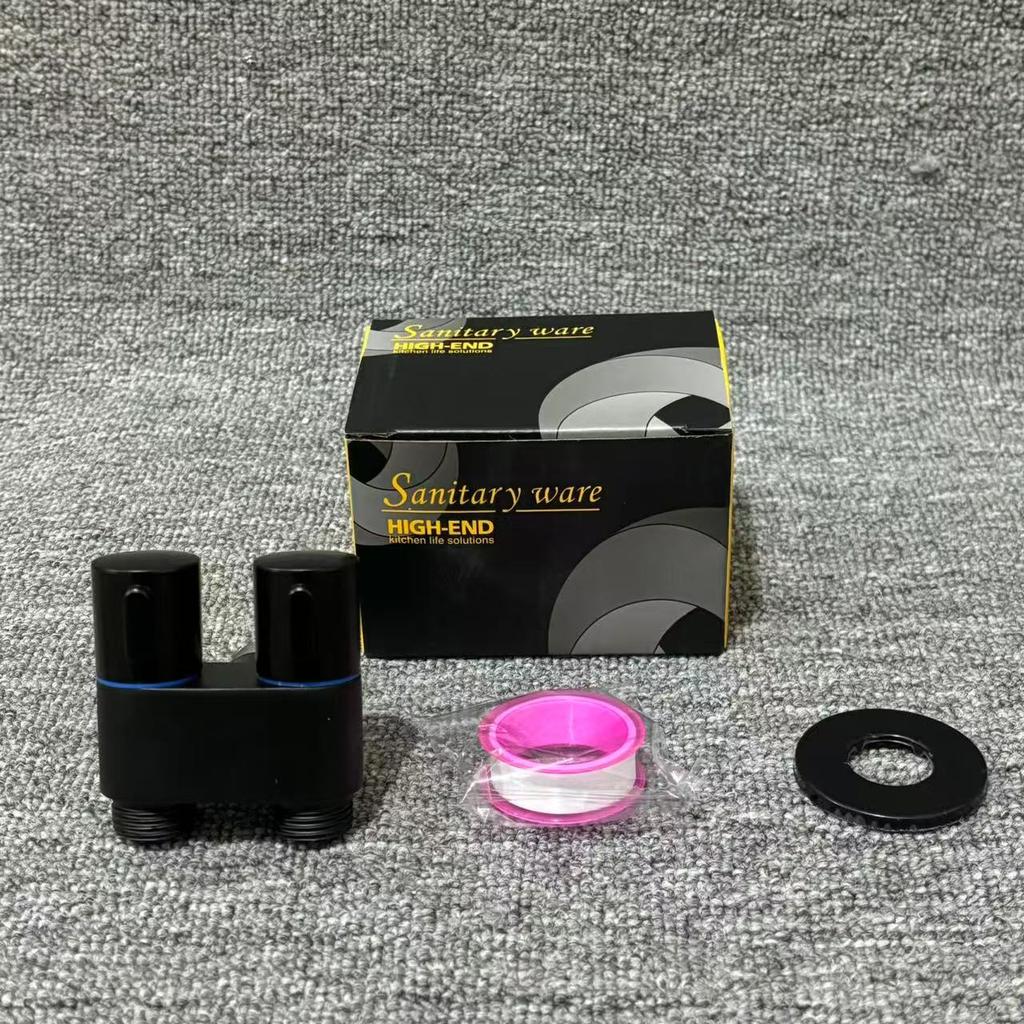 Stainless Steel Household Toilet Spray Gun One In Two Out Toilet Significant Other Toilet Triangle Valve Booster Nozzle Flusher