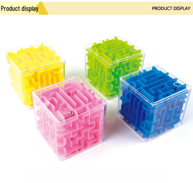 

3D Magic Labyrinth Maze Cube Educational Toy for Ages 4-10