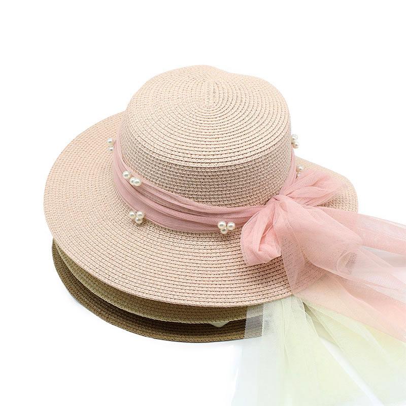 Spring And Summer Straw Hat Women'S Travel Sun Protection Sun Hat Casual Outdoor Beach Hat Small Fresh Sun Hat Women