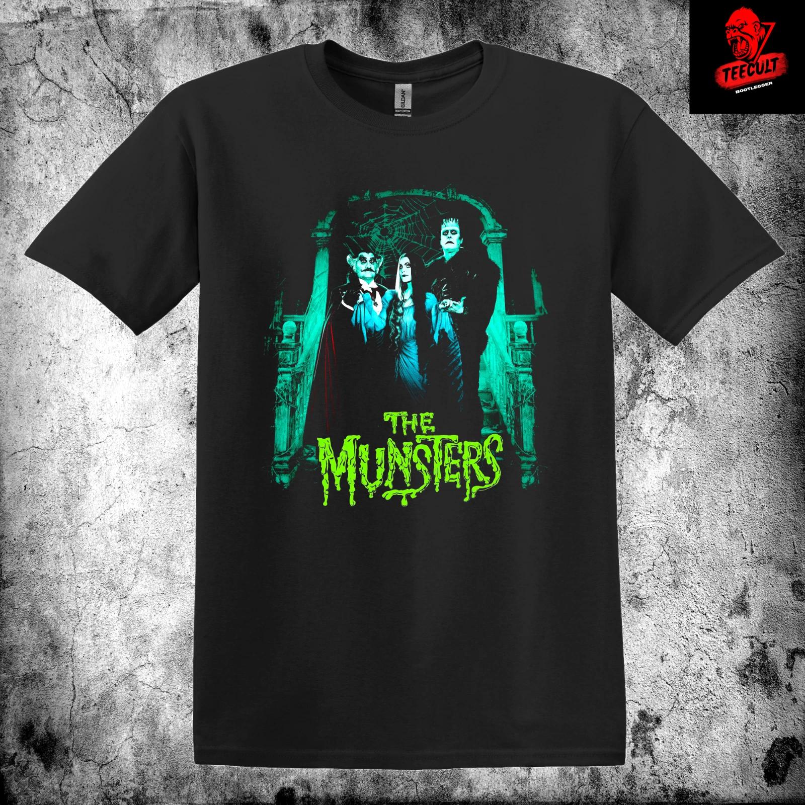 Men s and Women s T-shirts The Munsters (1964) Retro Horror Fantasy Movie Unisex XXXL