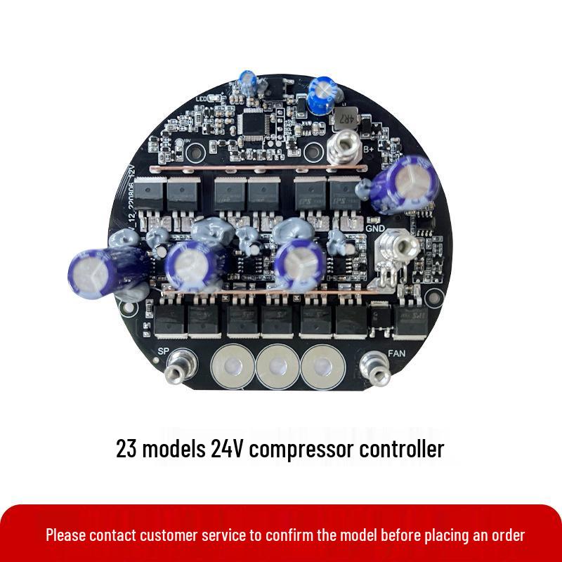 Zhongcheng Light Truck Air Conditioner Accessories: 23 Models, 24V Compressor, 12V Controller, Trim Panel, and Piping.