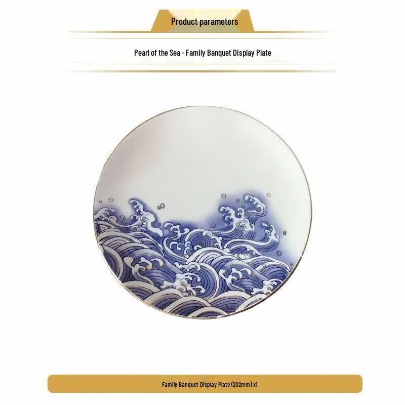 Auratic Mr. Porcelain Sea Pearl Dinnerware Collection