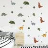 Cartoon Colorful Dinosaurs Wall Stickers for Kids Room Decor Bedroom Background Living Room Decoration Baby Nursery Wall Decals