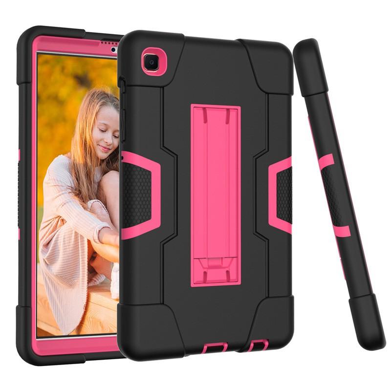 Shockproof Silicone PC Back Cover With Kickstand Galaxy Tab A8 10.5 X205 X200 Multi-Color Options