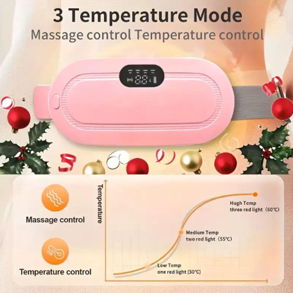 Fast Heating Electric Heating Waist Belt Menstrual Cramp Warming Belt Relieve Period Pain