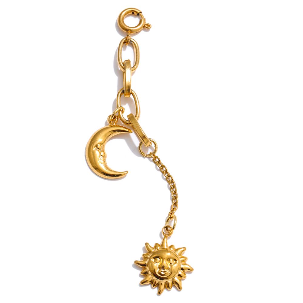 Yhpup Style Océan Coquillage Chaîne de Poitrine Pendant Bijoux Bikini Été Acier Inoxydable Résistant à la Rouille Accessoires de Plage de Vacances Cadeau