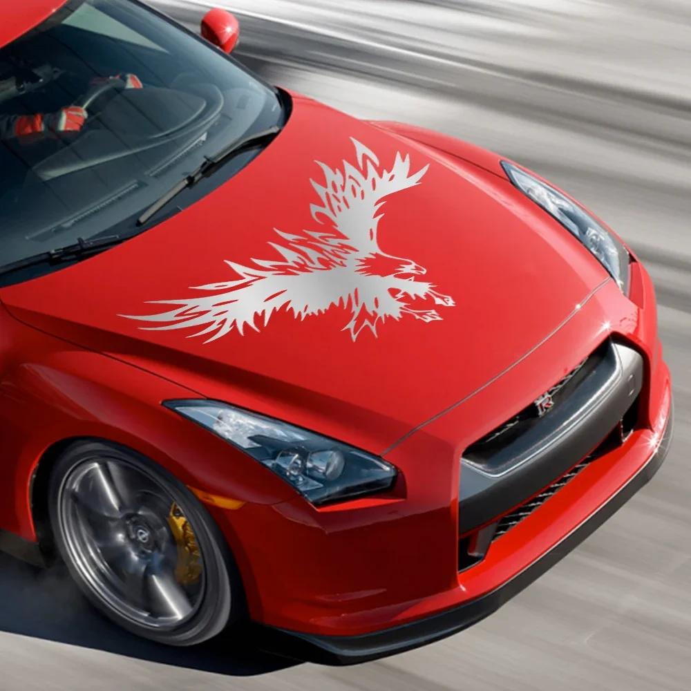 2 Größen Auto Motorhauben Aufkleber Adler Decals Auto Farbe Vinyl Folie Wasserdicht Kreativ Fahrzeuge PVC Aufkleber Außen Zubehör