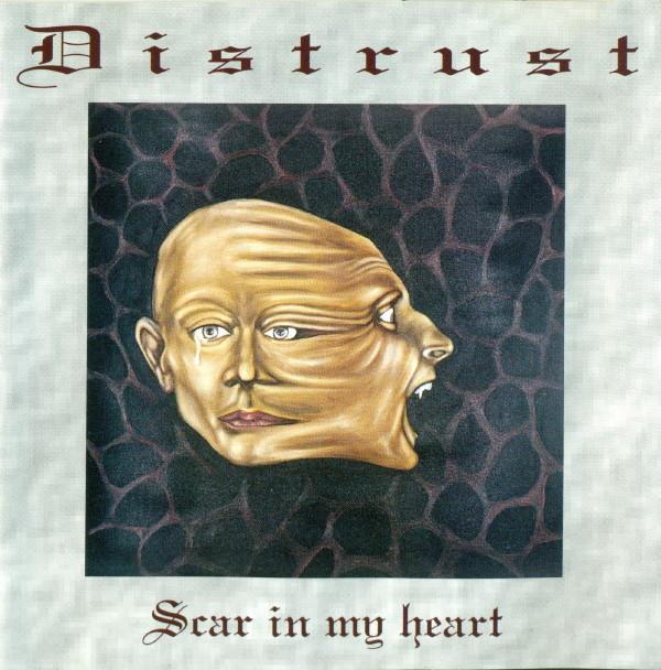 

CD DISTRUST - Scar in My Heart AFM018 AFM Records 1997 Germany Rock Used