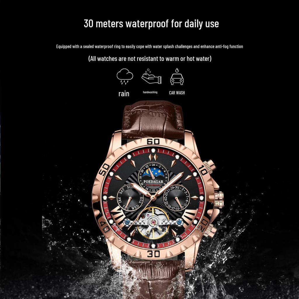 Swiss Men's Luxury Automatic Mechanical Watch – Fashionable Hot Seller