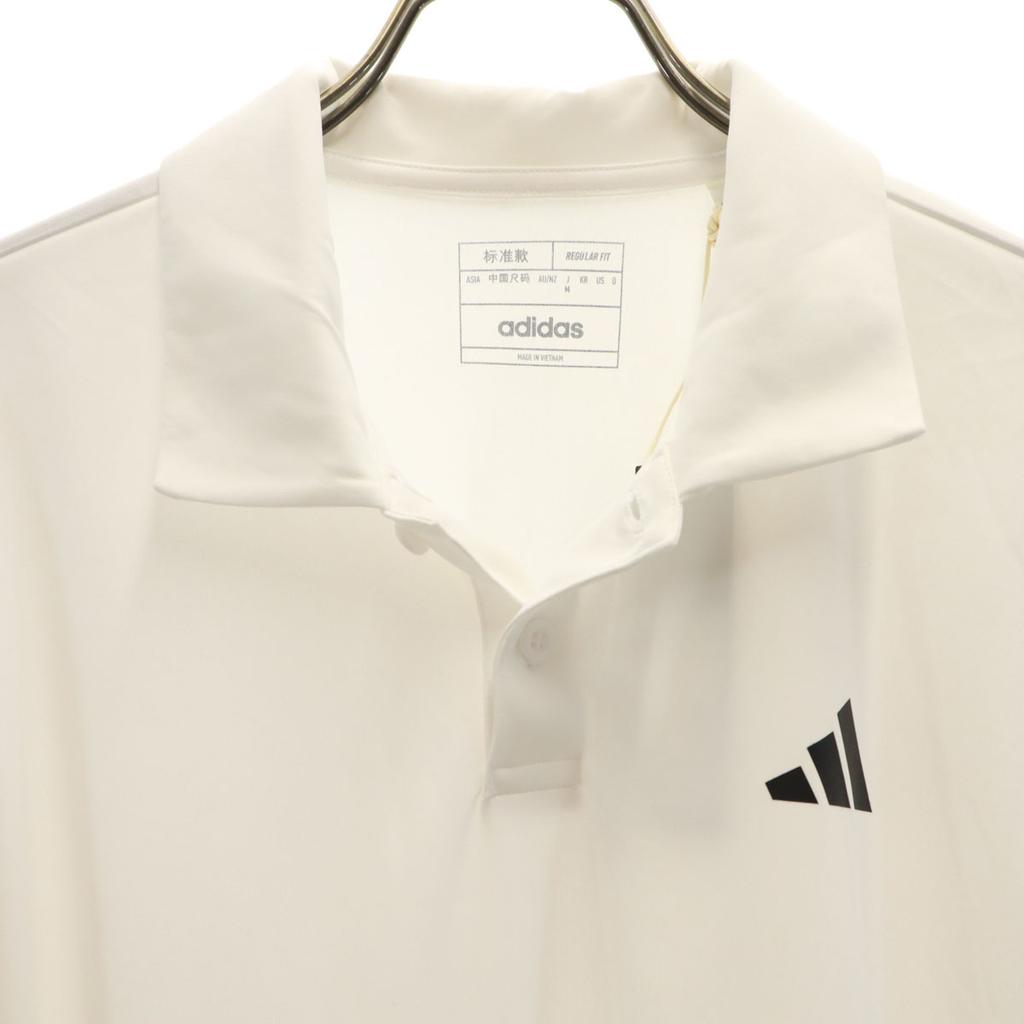 Adidas Unused Short Sleeve Regular Fit Polo Shirt M White Men's Used