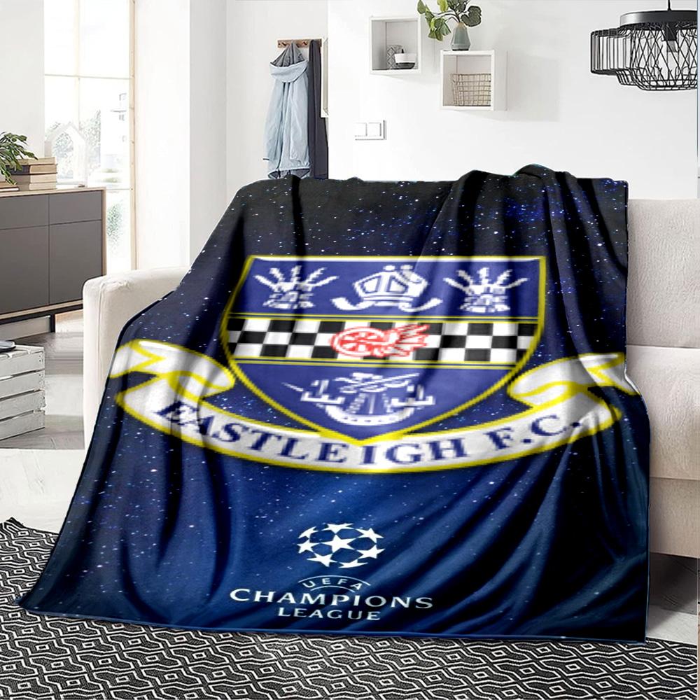 Eastleigh Fc Print Flannel Blanket High Quality Warm Comfortable Cover for All Seasons Perfect for Gifts Home Decor