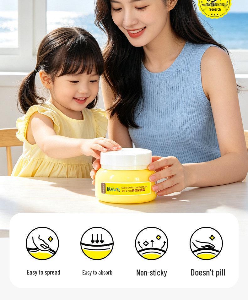 Penghe Shea Butter Moisturizing Lotion for Infants & Toddlers: Nourishing Face & Body Cream for Autumn/Winter