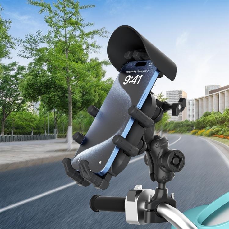 Cycling Phone Holder,Upgraded Motorcycle Phone Mount Bicycles Phone Mount Handlebar Cellphone Clamps
