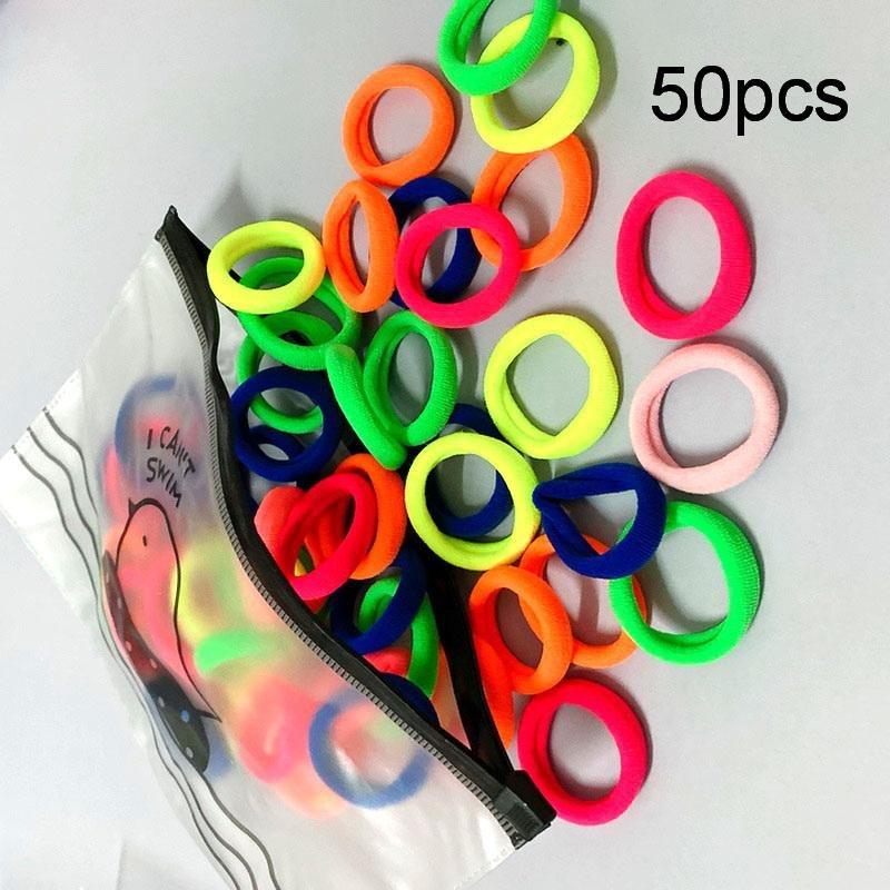 2000pcs/lot Children Transparent Hair Rubber Bands for Bracelets Baby Elastic Small Hair Tie Gum Kids Hair Beads Hair Accessorie