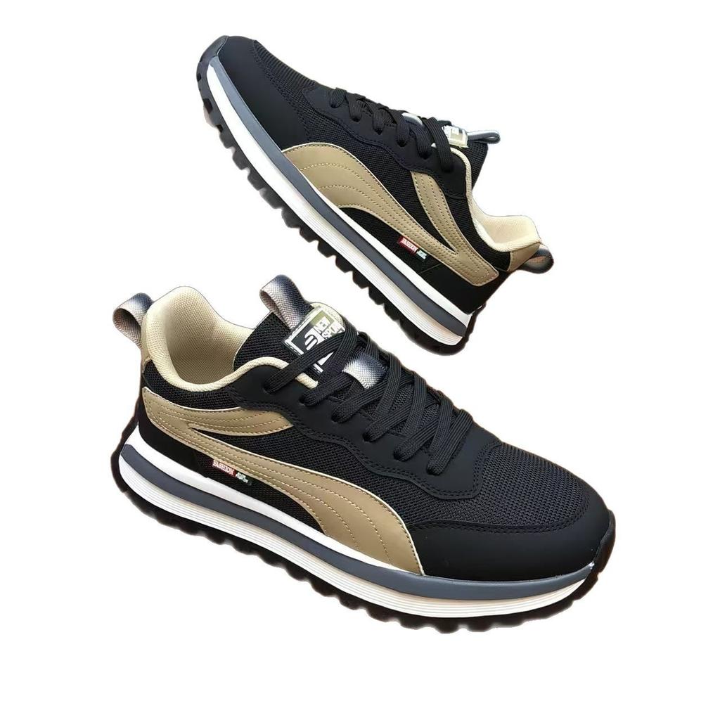 Shoes Men's Shoes New Foreign Trade Fashion Trend Thick-soled Heightening Sports Shoes Light, Comfortable and Non-slip Casual Forrest Gump Shoes