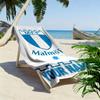 Custom Name Malm Ff Print Beach Towel, Large Soft Quick Dry Towel for Beach Camping Swimming