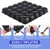 Air Inflatable Wheelchair Cushion, Pressure Relief Seat Cushion for Tailbone and Sciatica Pain, Portable Air Seat Pad with Pump- for Car, Office and