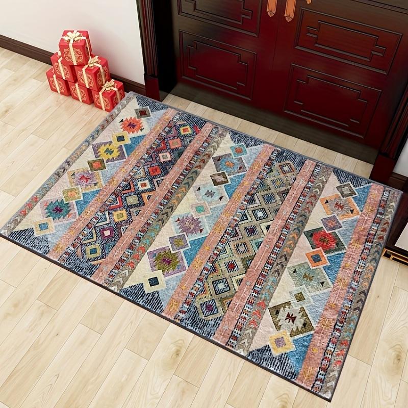 Luxusní retro koberec v bohémském stylu s národním motivem, retro perský styl, podlahová rohož k pohovce do obývacího pokoje, bytový koberec, bohémská rohožka