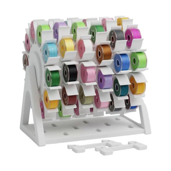 Sewing Thread Organizer Rotating Bobbin Organizer, Tangle-free Holder, Ferris Wheel Embroidery Storage Design, Space-saving Gift for Quilting