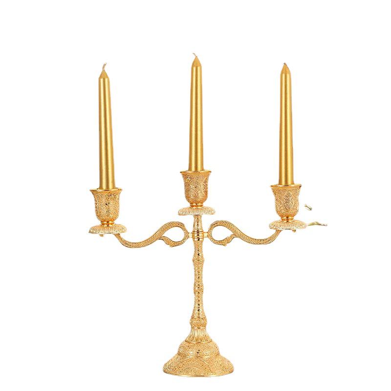 Chinese 5-3 Head Candle Holder for Dining Table - Creative Home Decor & Gift